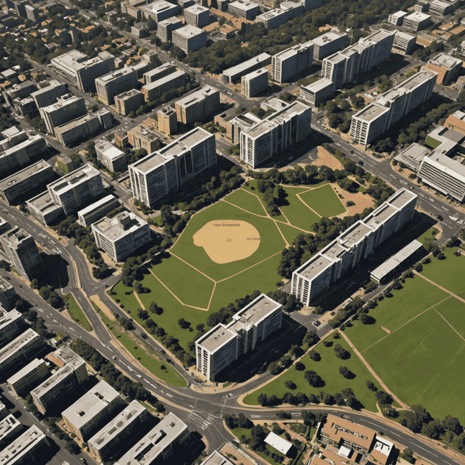 Map showing the location of the Gold Coinguide office in Sandton, Johannesburg, South Africa